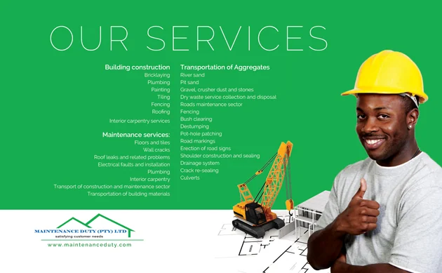 Maintenance Duty (Pty) Ltd — view organisation
